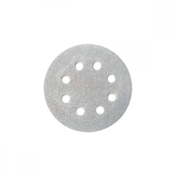 Disco Lixa Pluma Branco 6X120 6Furo ./ Kit Com 10 Unidades - Disflex Imagem de Disco Lixa Pluma Branco 6X120 6Furo ./ Kit Com 10 Unidades