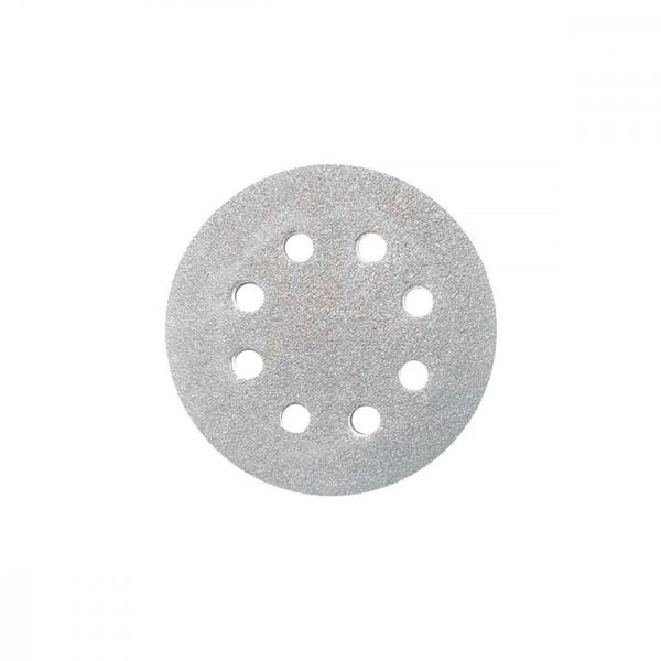 Disco Lixa Pluma Branco 6X120 6Furo ./ Kit Com 10 Unidades - Disflex Imagem de Disco Lixa Pluma Branco 6X120 6Furo ./ Kit Com 10 Unidades