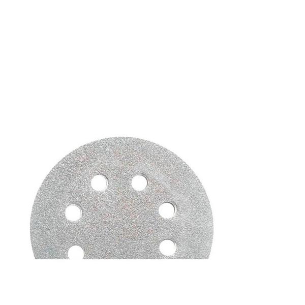 Disco Lixa Pluma Branco 6X120 6Furo ./ Kit Com 10 Unidades - Disflex Imagem de Disco Lixa Pluma Branco 6X120 6Furo ./ Kit Com 10 Unidades