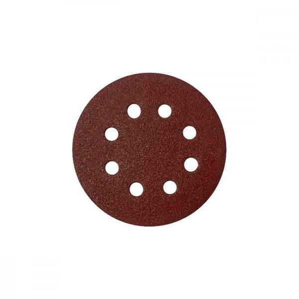Disco Lixa Pluma Ferro 5 X100 8Furo . / Kit C/ 10 Unidades - Disflex Imagem de Disco Lixa Pluma Ferro 5 X100 8Furo . / Kit C/ 10 Unidades