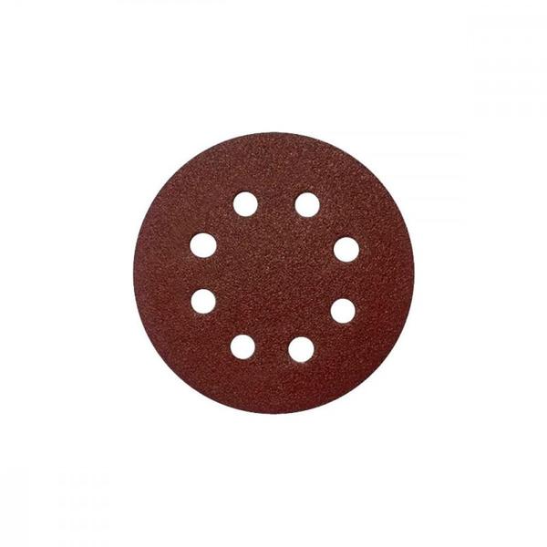 Disco Lixa Pluma Ferro 5 X100 8Furo . / Kit C/ 10 Unidades - Disflex Imagem de Disco Lixa Pluma Ferro 5 X100 8Furo . / Kit C/ 10 Unidades