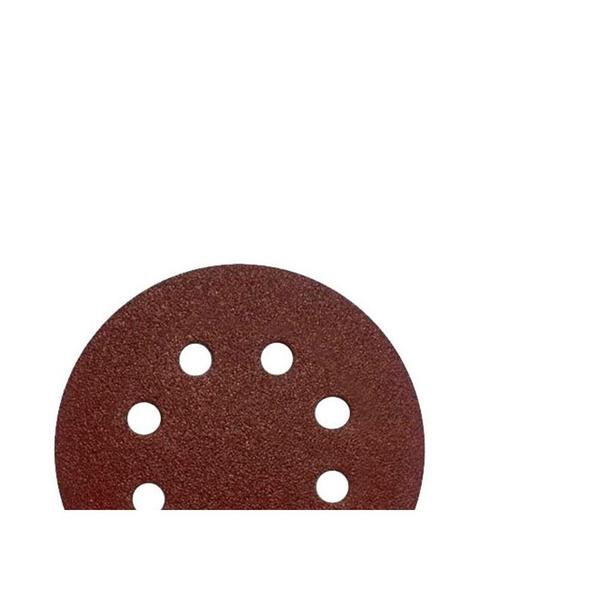 Disco Lixa Pluma Ferro 5 X100 8Furo . / Kit C/ 10 Unidades - Disflex Imagem de Disco Lixa Pluma Ferro 5 X100 8Furo . / Kit C/ 10 Unidades