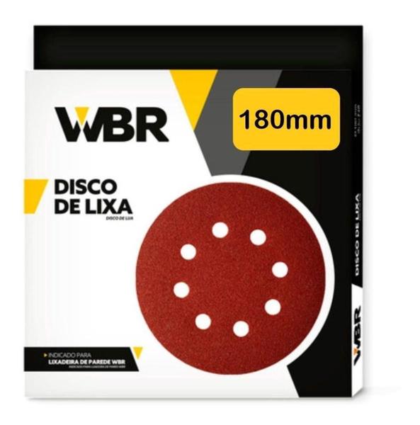 Imagem de Disco lixa wbr 180mm c/10 grao 240