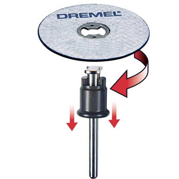 Imagem de Disco p/ Corte Metal Thin Cut Ez Lock Ref. EZ409 com 5 Unidades DREMEL