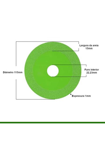 Imagem de Disco Para Cortes De Vidro Espelho Porcelanatos Snel Ferramentas