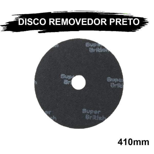 Imagem de Disco para limpeza pesadaremovedor preto sb 410 british