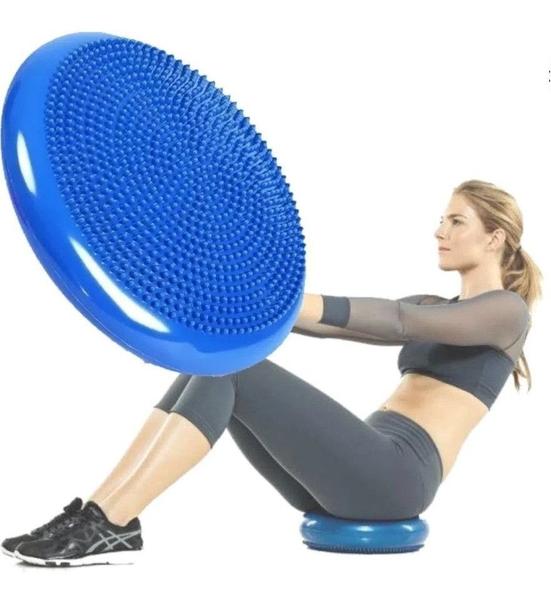 Imagem de Disco Pilates Equilíbrio Inflável Balance + Bomba Gratis