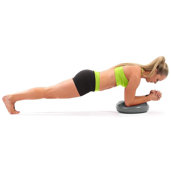 Imagem de Disco Pilates Equilíbrio Inflável Fisioterapia + Bomba De Ar