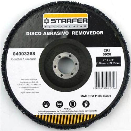 Imagem de Disco Removedor Polidor 7 Polegadas (180Mm) Starfer