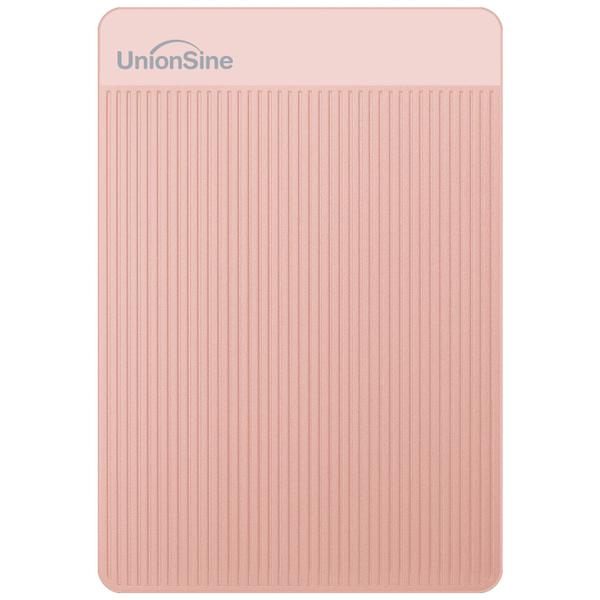 Imagem de Disco rígido externo portátil UnionSine 250GB USB 3.0 rosa