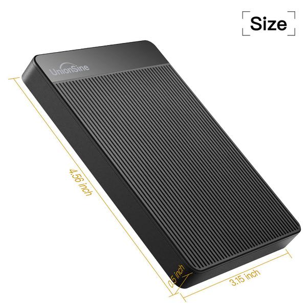 Imagem de Disco rígido externo portátil UnionSine 750GB USB 3.0 2.5"