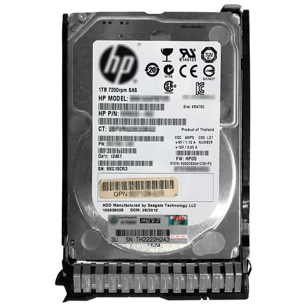 Imagem de Disco Rígido HD SAS Servidor P/ HP 1TB 2.5 7.2K 6GB/s