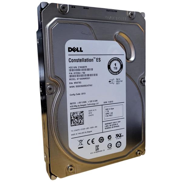 Imagem de Disco Rígido Interno Hd Sas 1tb 3,5 Dell/seagate Constellation Es St1000nm0001 7.2k 9yz264-150