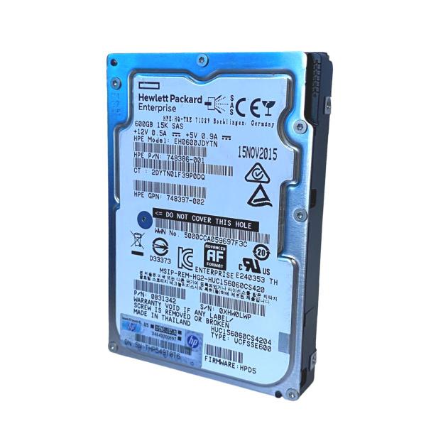 Imagem de Disco Rígido Interno Hpe Enterprise Eh000jdytn Hd Sas 600gb