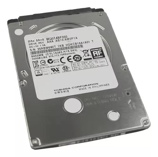 Imagem de Disco rígido interno Toshiba MQ01ACF Series 500GB MQ01