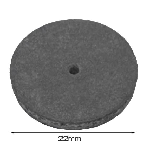 Imagem de Disco Roda De Borracha 22Mm Para Polir Com Micro Retíficas