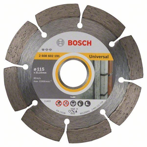 Imagem de Disco Segmentado Universal 115mm x 22,23mm 2608602191 Bosch