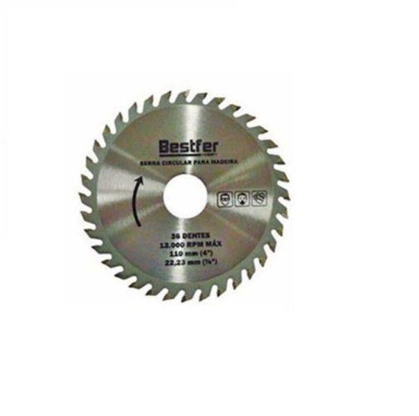 Imagem de Disco Serra Circular 24 Dentes 110mm Videa Madeira - Bestfer