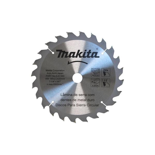 Imagem de Disco Serra Madeira 24 dentes 7" Makita