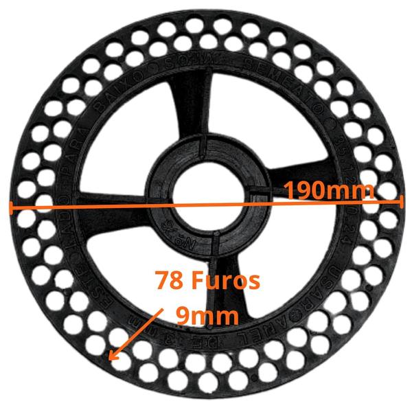 Imagem de Disco Soja 78 Furos 9mm Espessura 5,5mm Plantadeira Semeato Original