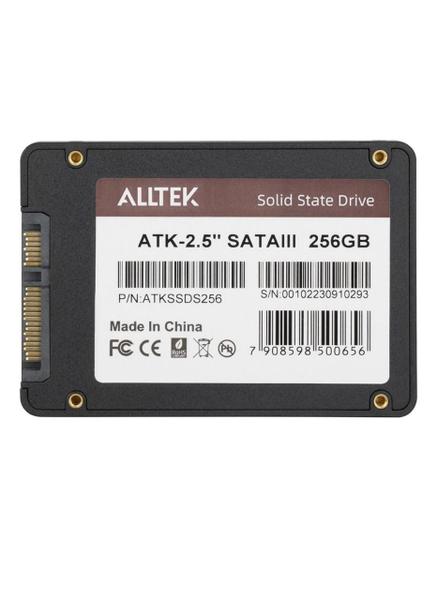 Imagem de Disco Sólido Interno Alltek Ssd Atk-2.5 Sata Iii 256gb Preto