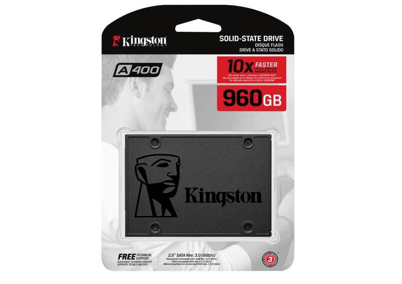 Imagem de Disco Sólido Interno HD SSD Kingston 960GB  SA400S37/960G