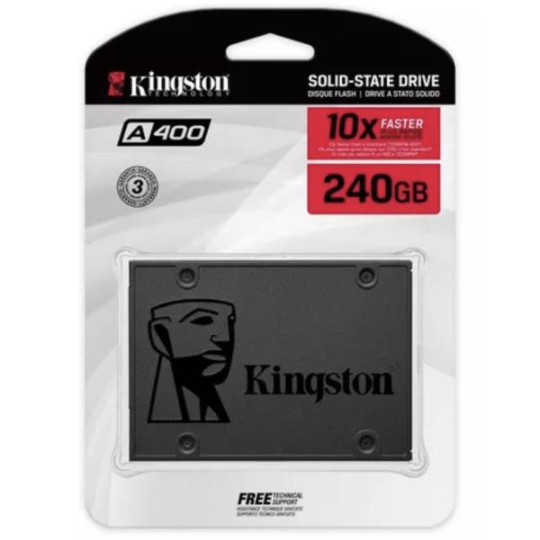 Disco Sólido Kingston 240Gb Mais Velocidade 240GB Imagem de Disco Sólido Kingston 240Gb Mais Velocidade 240GB