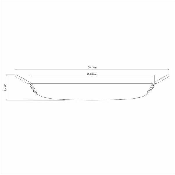 Imagem de Disco tramontina churrasco black em aço carbono nitrocarbonetado 40 cm