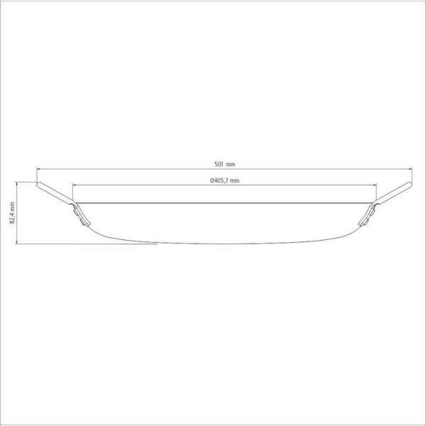 Imagem de Disco Tramontina Churrasco Black em Aço Carbono Nitrocarbonetado 40 cm