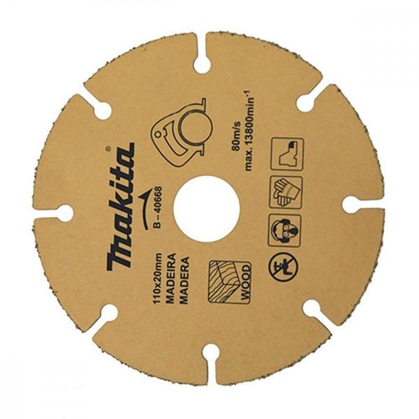 Imagem de Disco Tungstenio Makita Mad 110X20Mm 668