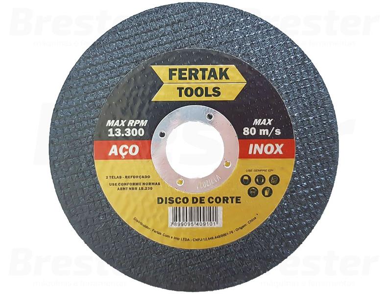 Imagem de Discos De Corte Fino Aço Inox Para Lixadeira Esmerilhadeira Profissional 20 Und Fertak