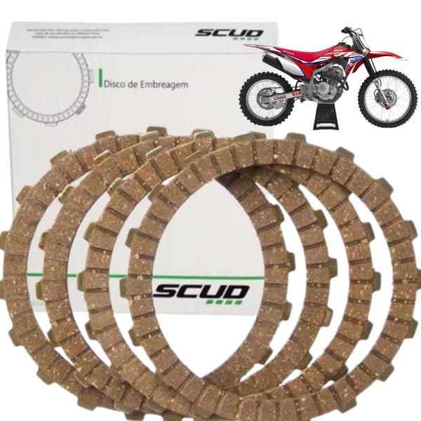 Imagem de Discos de embreagem scud honda crf 250 f crf250f 6 discos