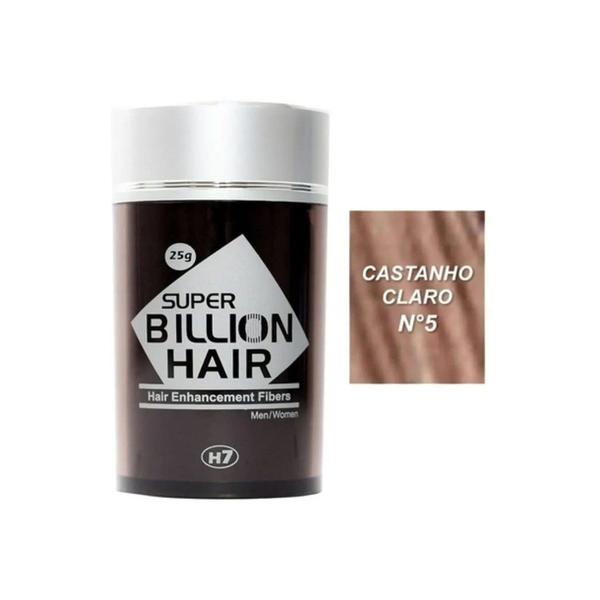 Imagem de Disfarce Calvície Super Billion Hair Castanho Claro 25g