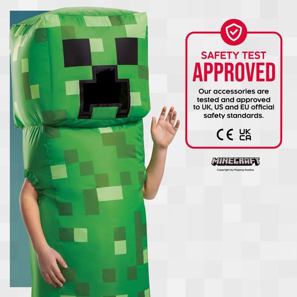 Imagem de Disfarce de traje inflável Minecraft Creeper para crianças