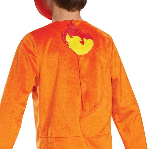 Imagem de Disfarce Pokémon Charmander Kids Tamanho S (4-6) Laranja