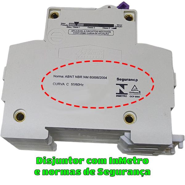Disjuntor Bipolar Duplo Mini Din Curva C para 2 Fases de 10a - 3MAJ Imagem de Disjuntor Bipolar Duplo Mini Din Curva C para 2 Fases de 10a