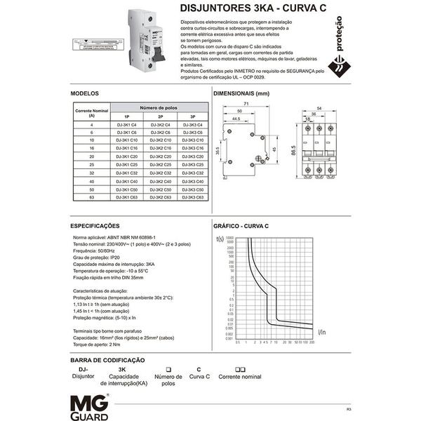 Imagem de Disjuntor Bipolar Margirius 40A 