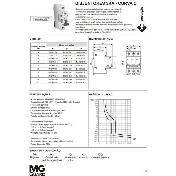 Imagem de Disjuntor Bipolar Margirius 40A