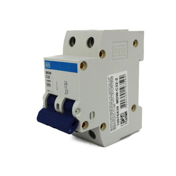 Imagem de Disjuntor Bipolar Weg 32A   MDW-C32-2