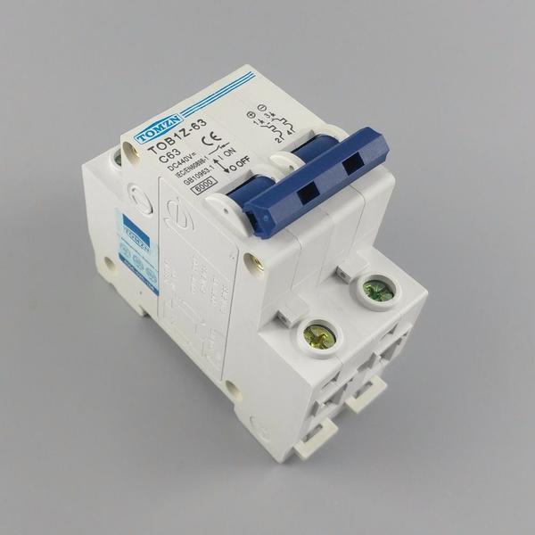 Imagem de Disjuntor Dc Cc Corrente Contínua 63a 440v Bipolar