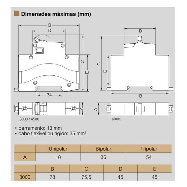 Imagem de Disjuntor DIN 25A Unipolar Monofásico Curva C 3000A Pial Legrand RX3 419297