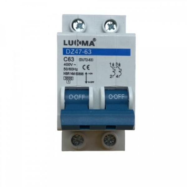 Imagem de Disjuntor din bipolar 63amp lukma 34020