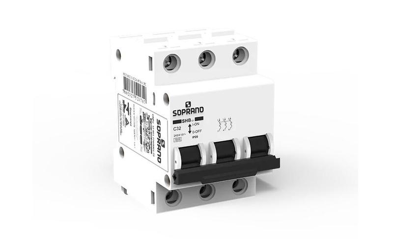 Imagem de Disjuntor Din Trifasico 3X10 Shb3-C10A Soprano