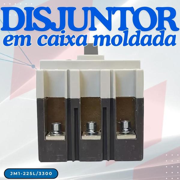 Imagem de Disjuntor em caixa moldada 200a trifásico jm1-225l/3300