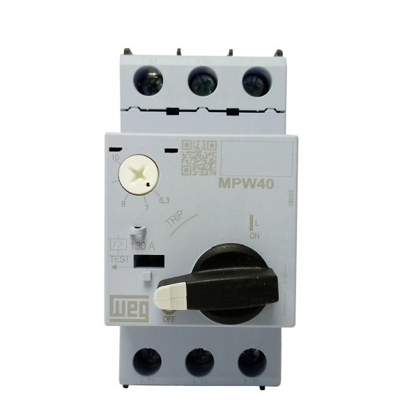 Imagem de Disjuntor Motor Ajuste MPW40 6,310A Weg