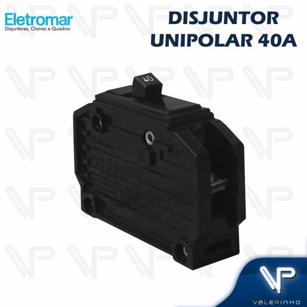 Imagem de Disjuntor termomagnetico nema 1 polo unipolar 40a 127/220v