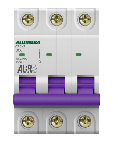 Imagem de Disjuntor Tripolar 3P 32A Curva C Albr3 Alumbra