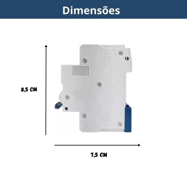 Imagem de Disjuntor Weg Bipolar Din 16A Curva C MDWP-C16 2 Polos