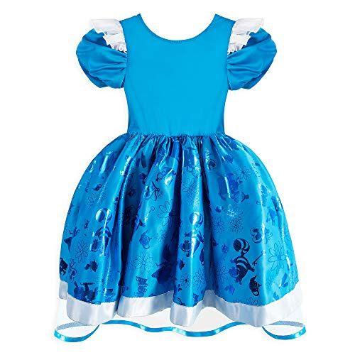 Imagem de Disney Alice Costume para Meninas  Alice no País das Maravilhas, Tamanho 4 Azul