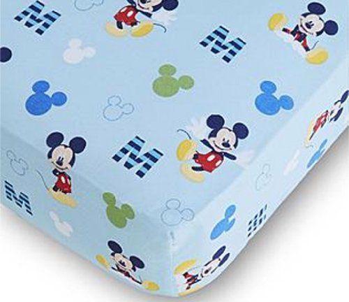 Imagem de Disney Baby Mickey Mouse Fitou Folha de Berço